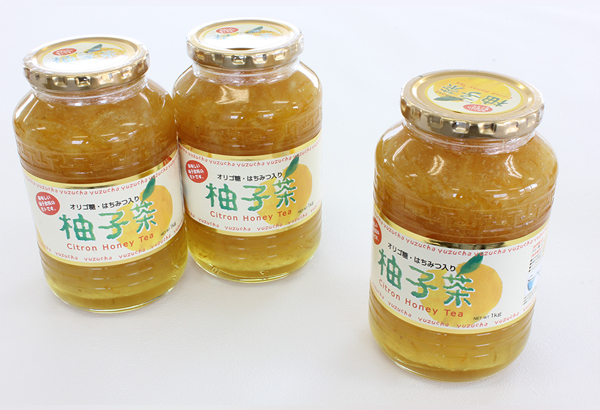 蜂蜜・オリゴ糖入り柚子茶1kg